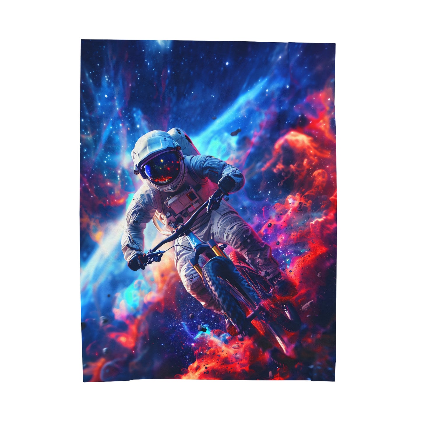 Astro-Ride  - Velveteen Plush Blanket