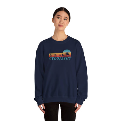 Cycopaths' Sunset - Unisex Crewneck Sweatshirt(U)