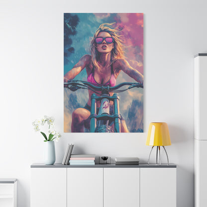 Tropical Ride - Stretched Canvas