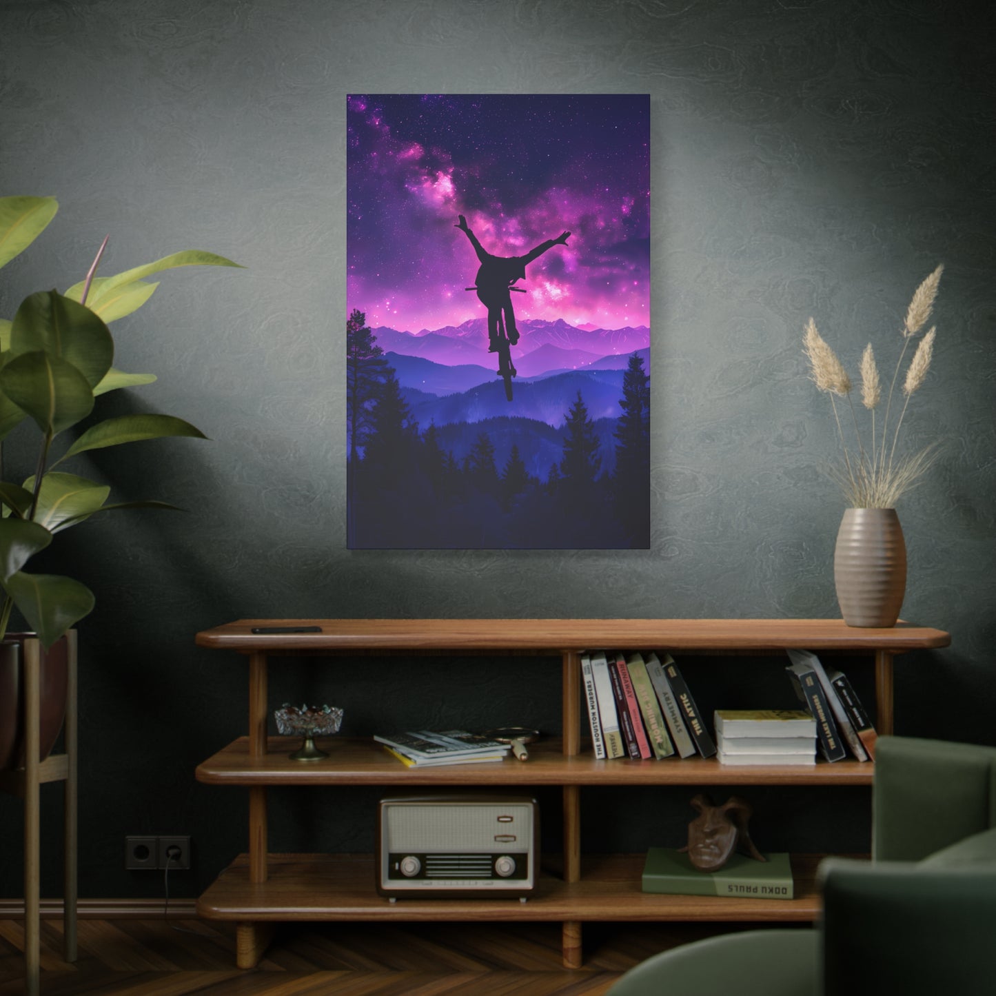 Look Mum! No Hands! - Stretched Canvas