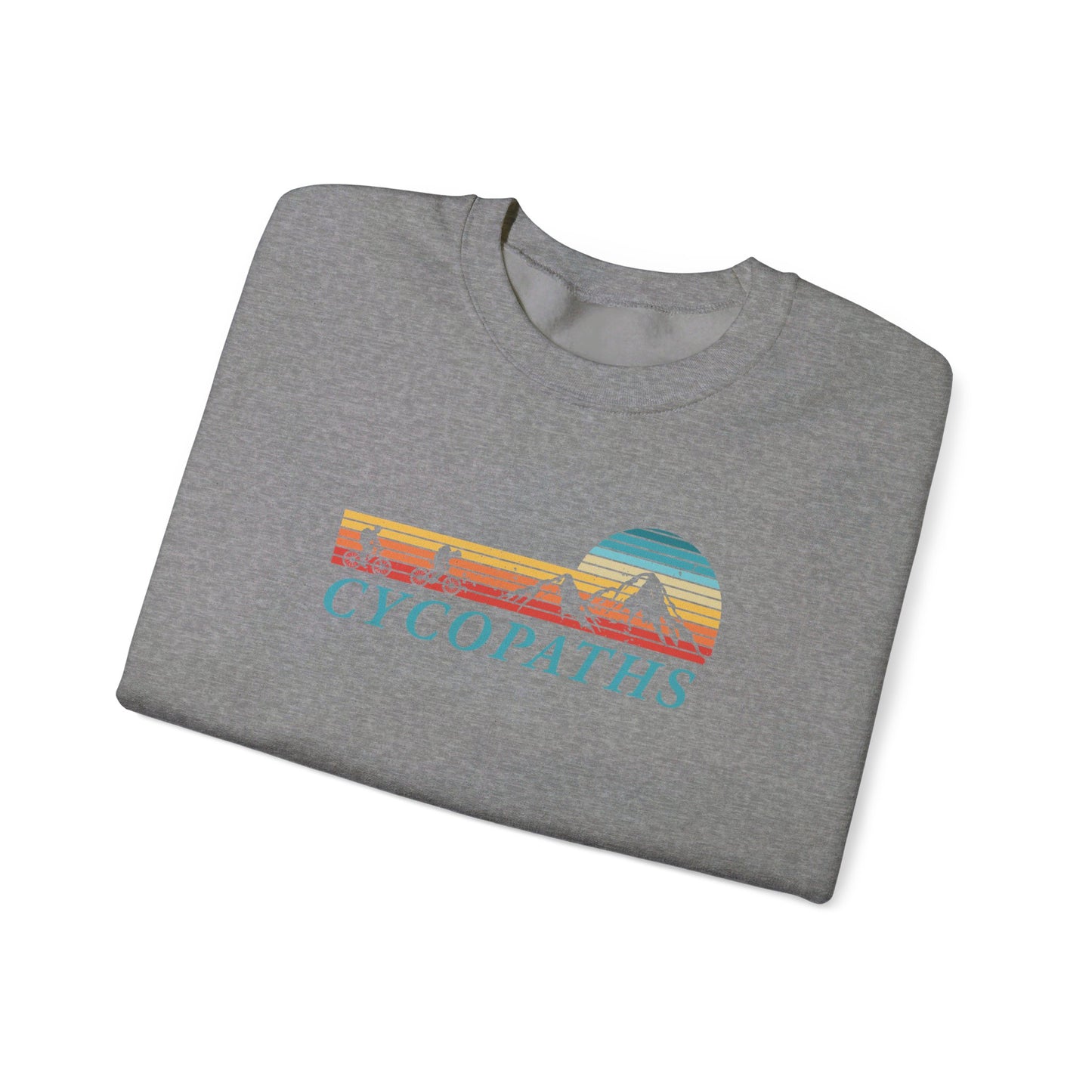 Cycopaths' Sunset - Unisex Crewneck Sweatshirt(U)