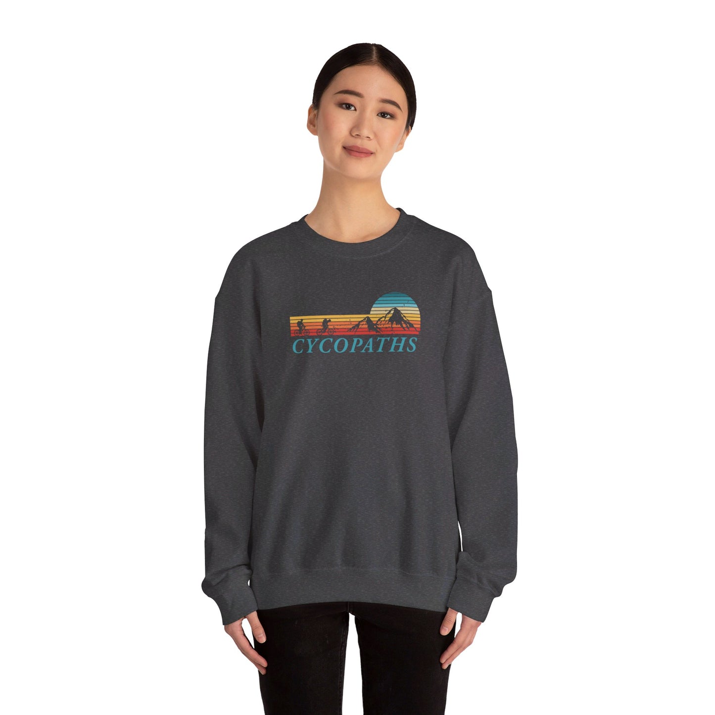 Cycopaths' Sunset - Unisex Crewneck Sweatshirt(U)