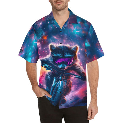 Racy Racoon - Men's Hawaiian Shirt