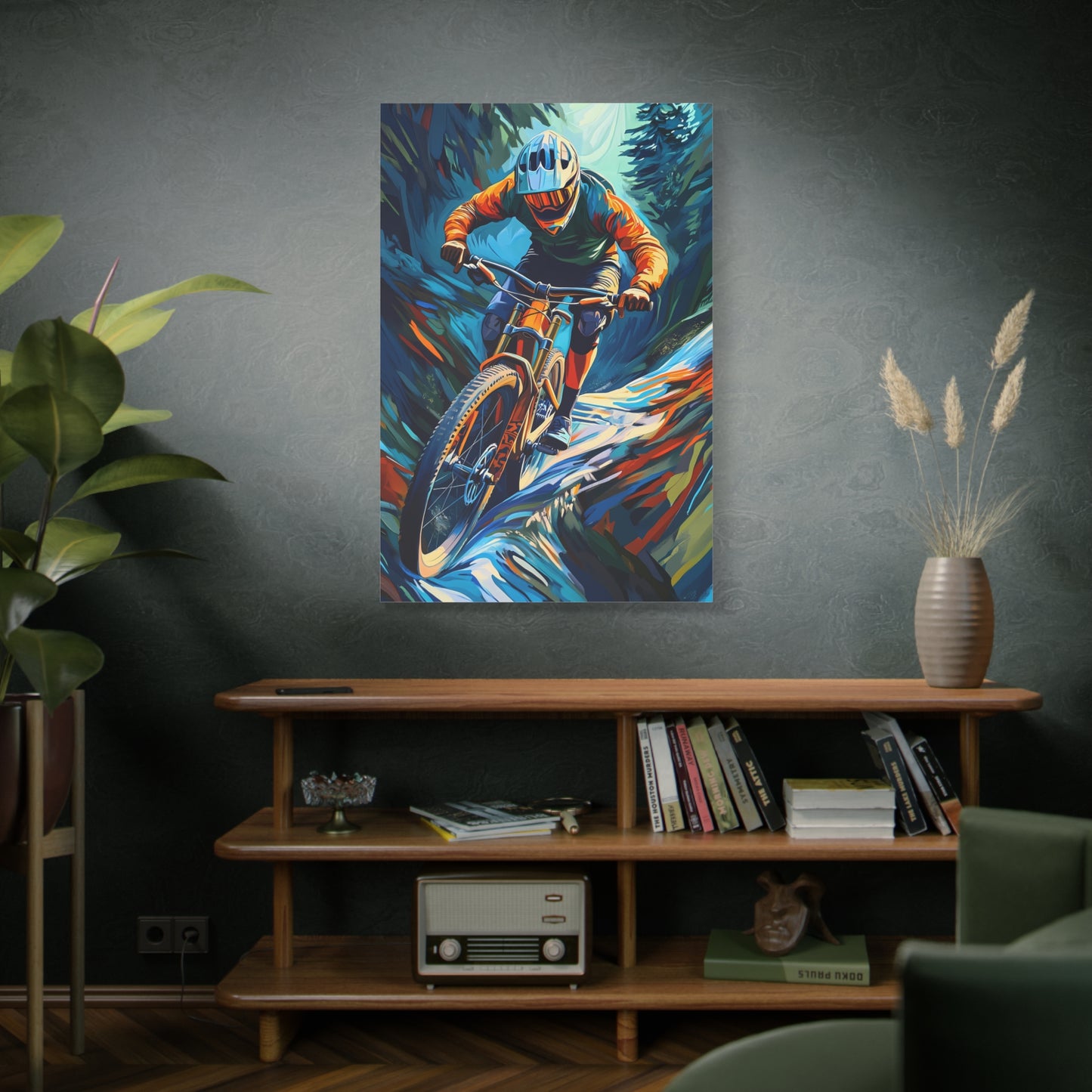 Love Shred Dirt - Stretched Canvas
