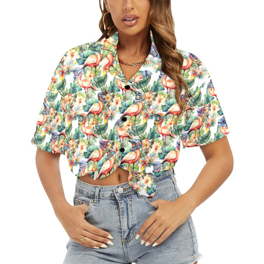 Shredding Flams - Women's Hawaiian Shirt