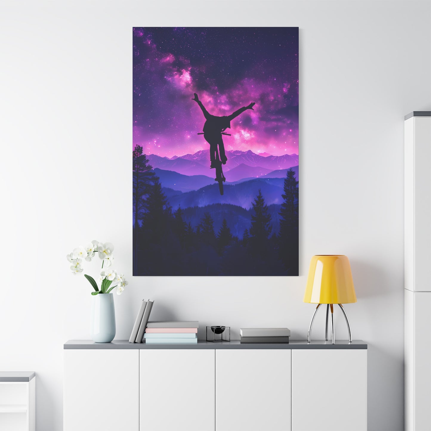 Look Mum! No Hands! - Stretched Canvas