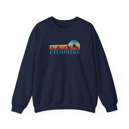 Cycopaths' Sunset - Unisex Crewneck Sweatshirt(U)