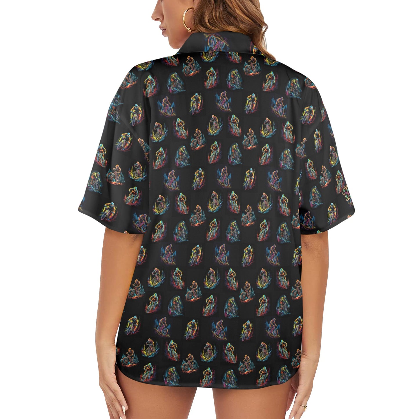 Midnight Shred - Women's Hawaiian Shirt