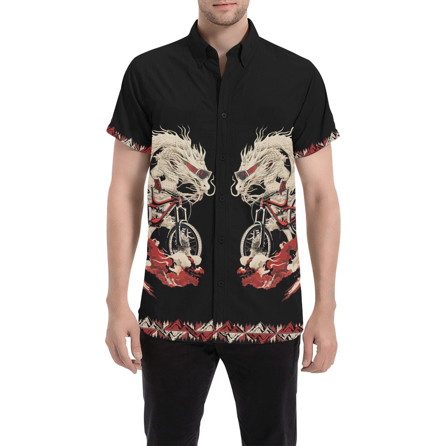 Double Dragon - Men's Classy Cut Shirt