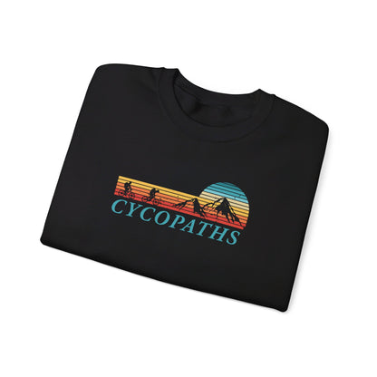 Cycopaths' Sunset - Unisex Crewneck Sweatshirt(U)