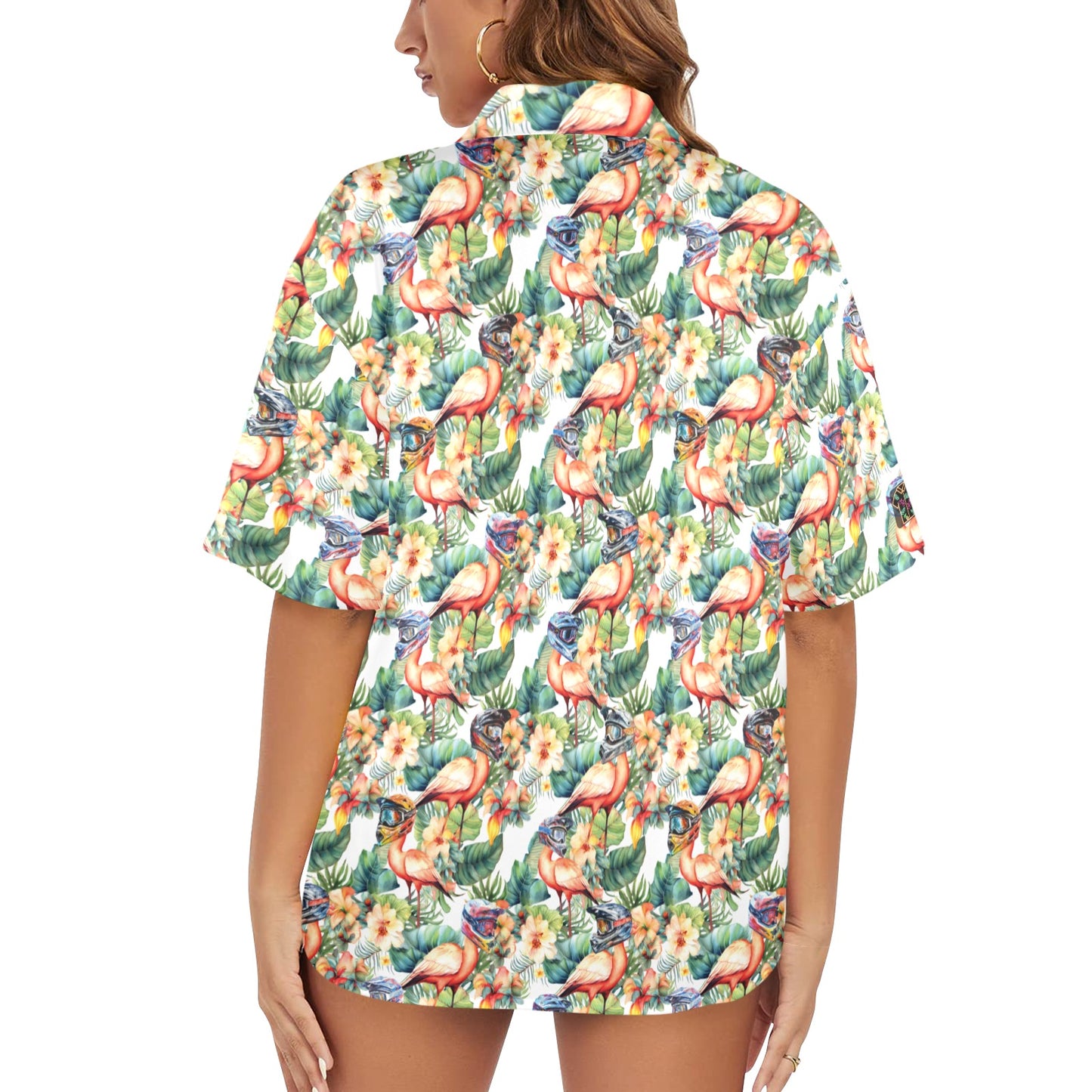 Shredding Flams - Women's Hawaiian Shirt