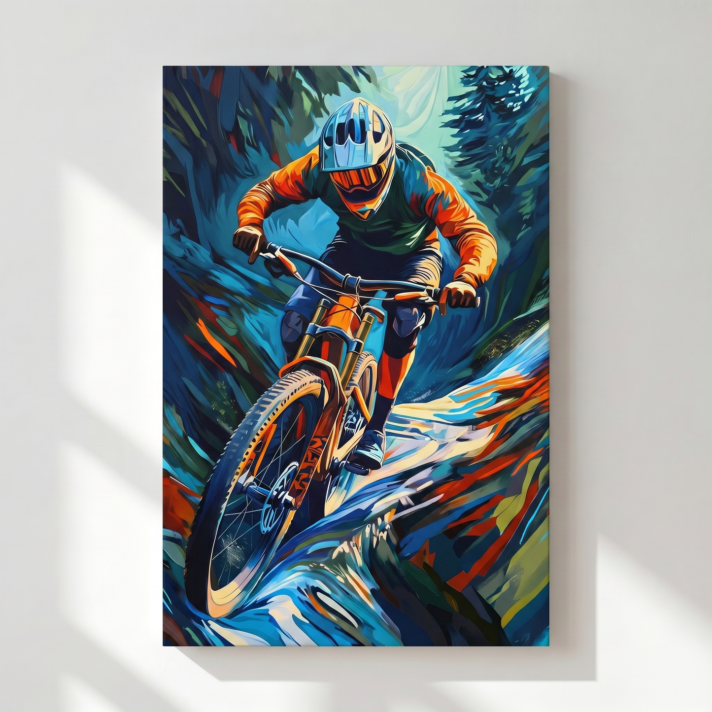 Love Shred Dirt - Stretched Canvas