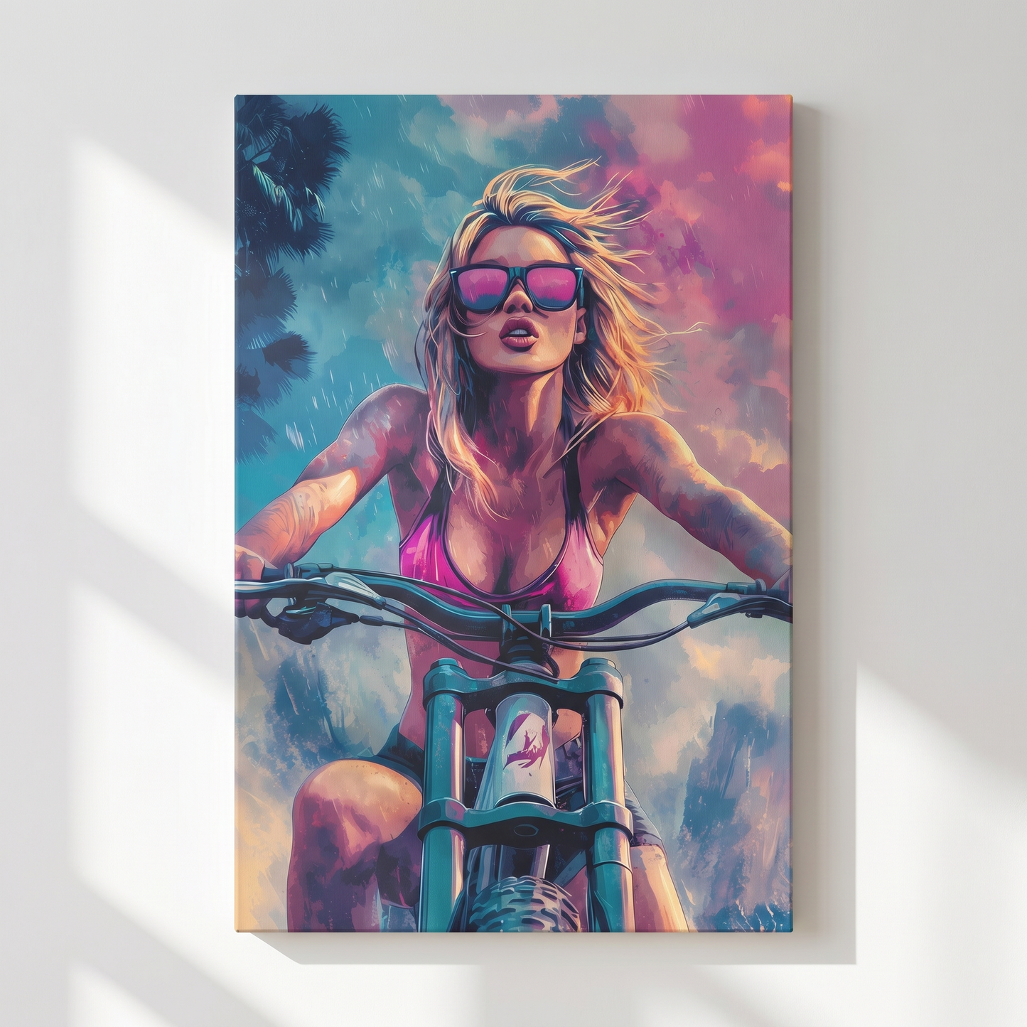 Tropical Ride - Stretched Canvas