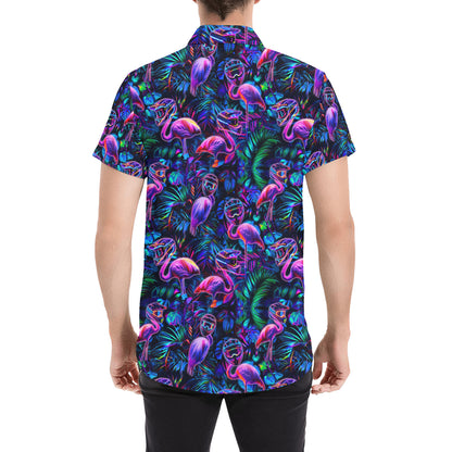 Neon Flams - Men's Classy Cut Shirt