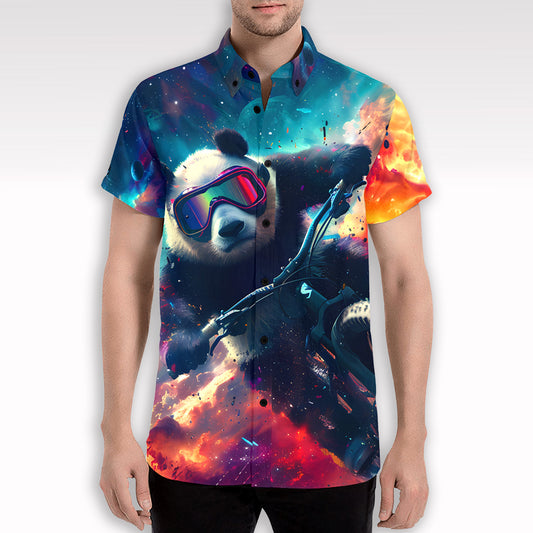 Cosmic Panda - Men's Classy Cut Shirt