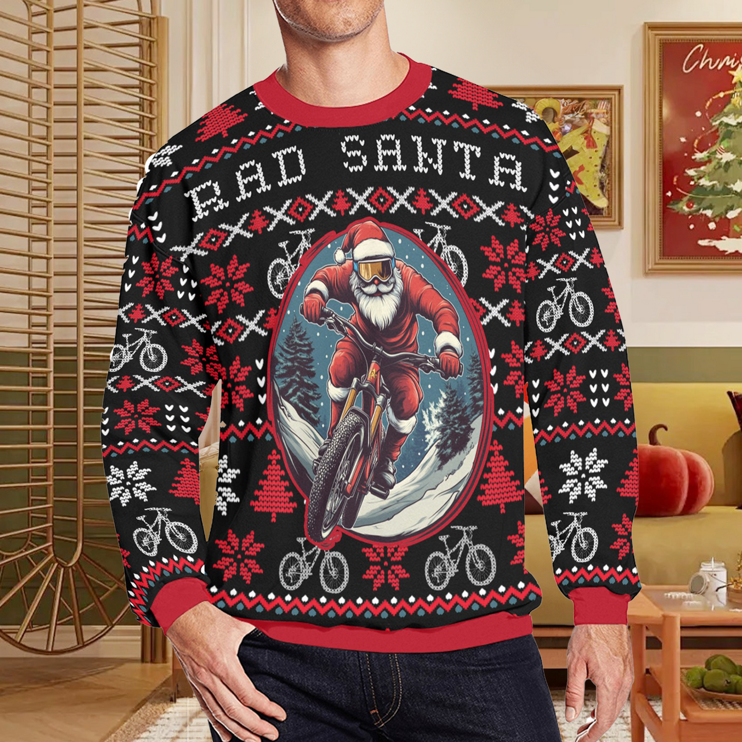 Rad Santa - Men's Christmas Sweater