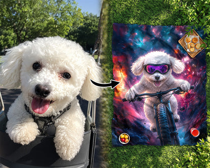 Custom Pet Portrait Blanket