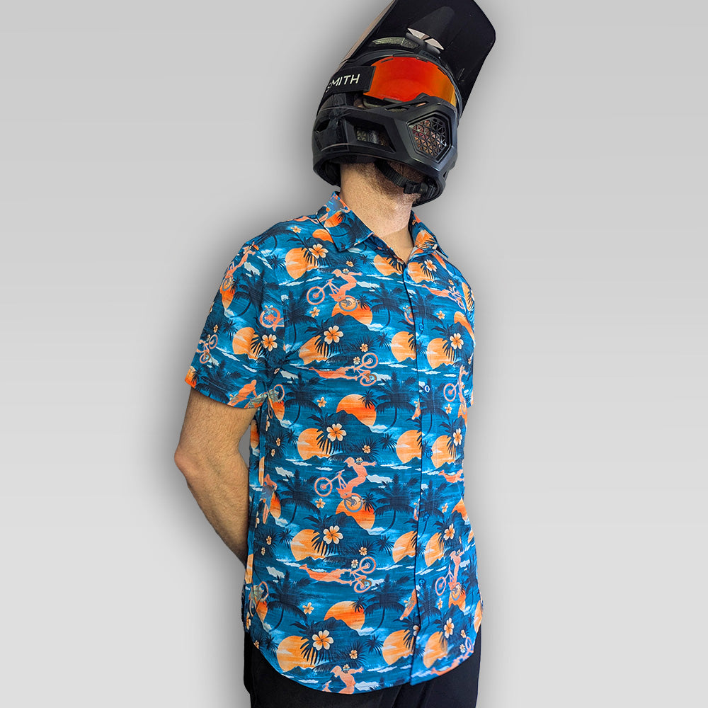 Teal Sunset - Par-Tech Shirt
