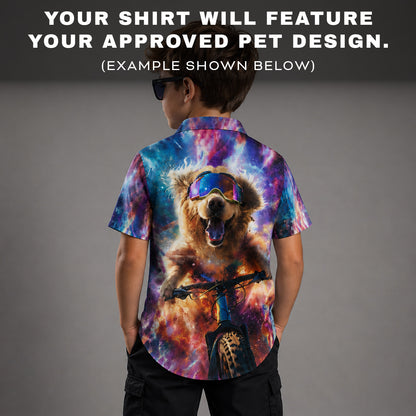 Custom MTB Pet Portrait Youth Shirt
