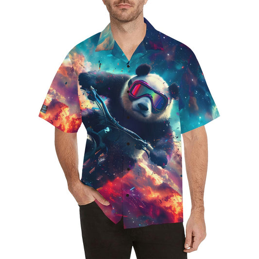 Cosmic Panda - Men's Hawaiian Shirt