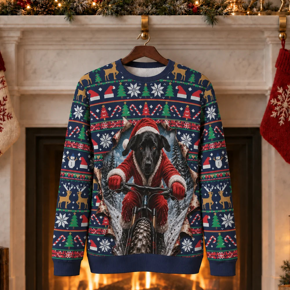 Custom Pet Santa Christmas Sweater