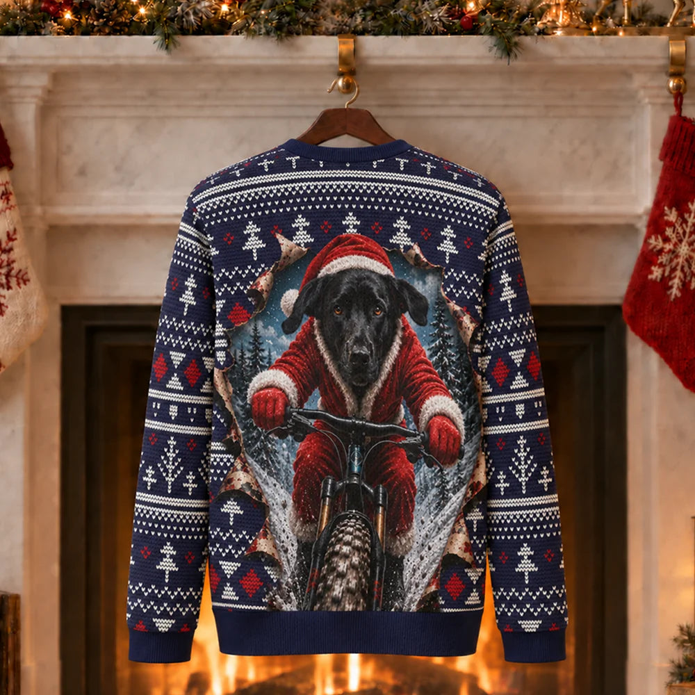 Custom Pet Santa Christmas Sweater